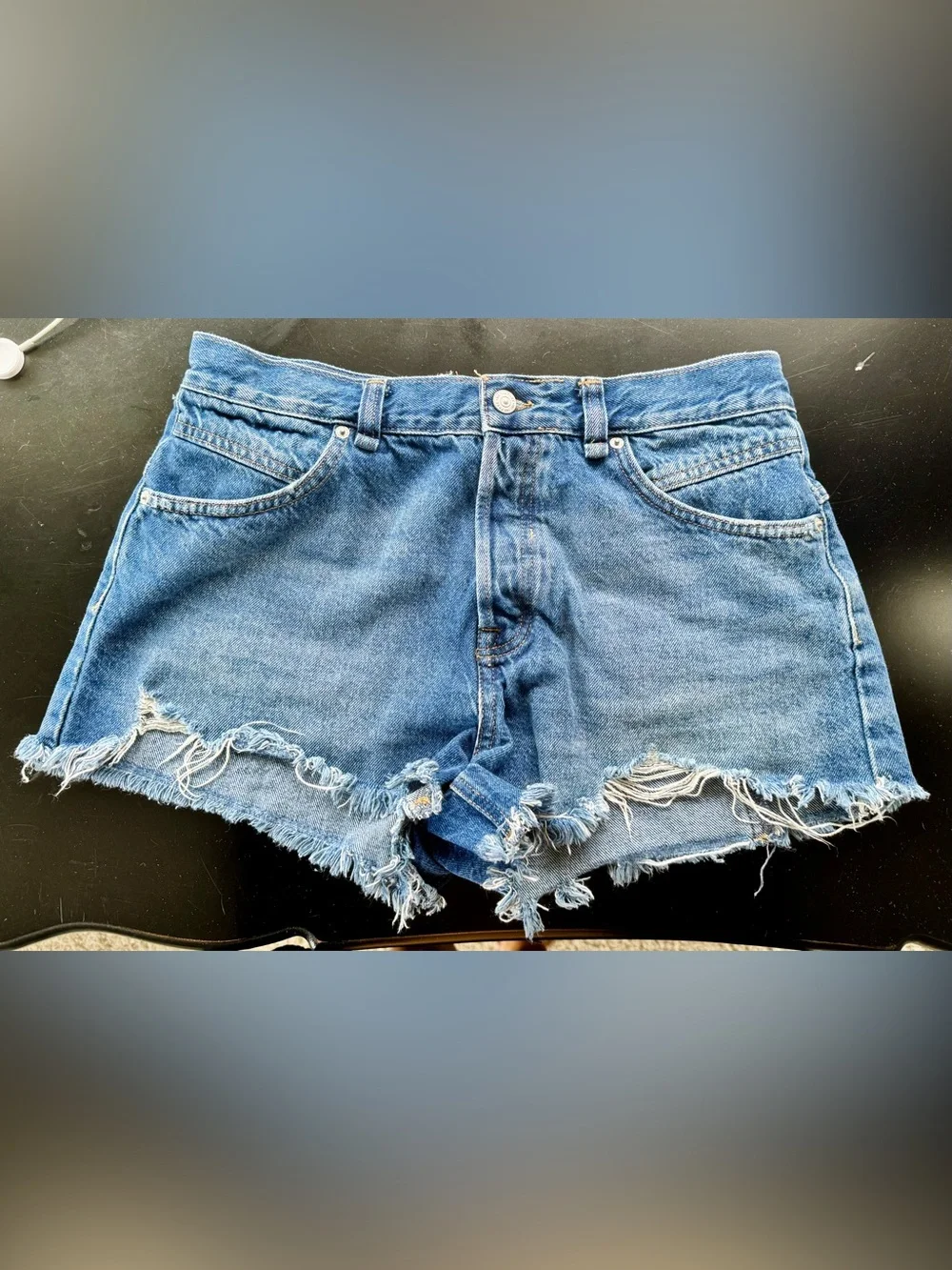 We The Free Distressed Denim Cutoff Shorts